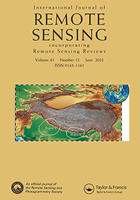 Cover image for International Journal of Remote Sensing, Volume 43, Issue 12, 2022