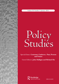 Cover image for Policy Studies, Volume 36, Issue 1, 2015