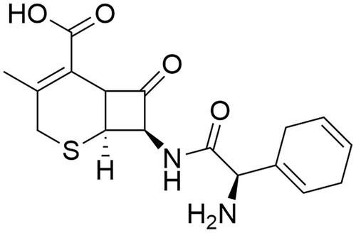 Figure 1. Chemical structure of cephradine.