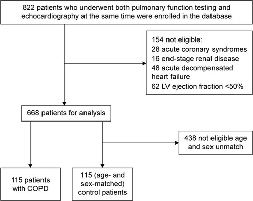 Figure 1 Inclusion criteria for the study population.