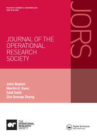 Cover image for Journal of the Operational Research Society, Volume 72, Issue 12, 2021