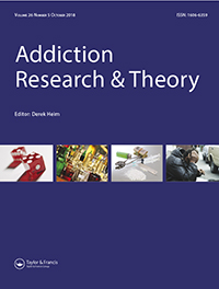Cover image for Addiction Research & Theory, Volume 26, Issue 5, 2018