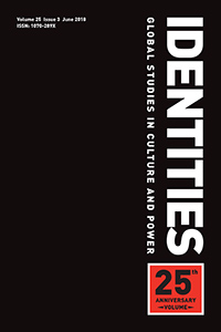 Cover image for Identities, Volume 25, Issue 3, 2018