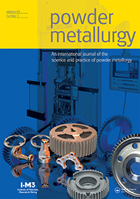 Cover image for Powder Metallurgy, Volume 64, Issue 3, 2021