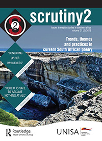 Cover image for Scrutiny2, Volume 21, Issue 2, 2016