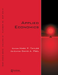 Cover image for Applied Economics, Volume 51, Issue 45, 2019