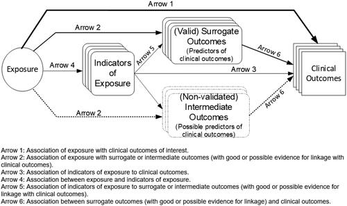 Figure 1. A generic analytic framework to assist the formulation of systematic review key questions for the development of nutrients reference intake values.