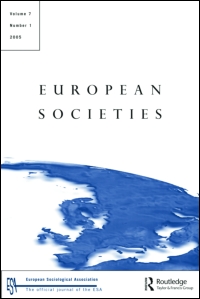 Cover image for European Societies, Volume 5, Issue 3, 2003