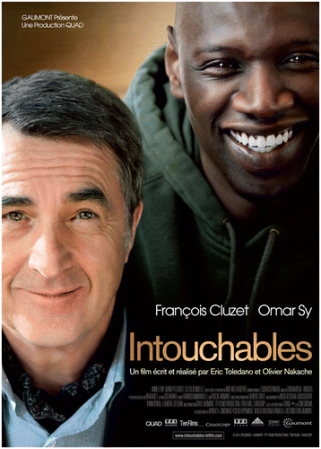 Figure 2. The contrast between the two stars of Intouchables as seen in the poster (Gaumont).