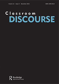 Cover image for Classroom Discourse, Volume 12, Issue 4, 2021