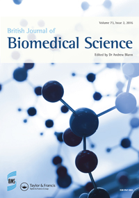 Cover image for British Journal of Biomedical Science, Volume 73, Issue 2, 2016