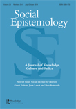 Cover image for Social Epistemology, Volume 28, Issue 3-4, 2014