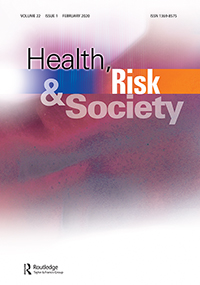 Cover image for Health, Risk & Society, Volume 22, Issue 1, 2020