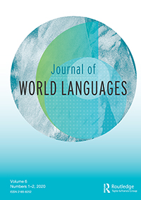 Cover image for Journal of World Languages, Volume 6, Issue 1-2, 2020