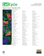 Cover image for Cell Cycle, Volume 9, Issue 17, 2010