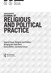 Cover image for Journal of Religious and Political Practice, Volume 2, Issue 2, 2016