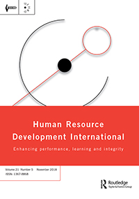 Cover image for Human Resource Development International, Volume 21, Issue 5, 2018