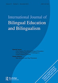 Cover image for International Journal of Bilingual Education and Bilingualism, Volume 19, Issue 6, 2016