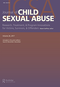 Cover image for Journal of Child Sexual Abuse, Volume 26, Issue 8, 2017