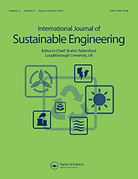 Cover image for International Journal of Sustainable Engineering, Volume 11, Issue 5, 2018