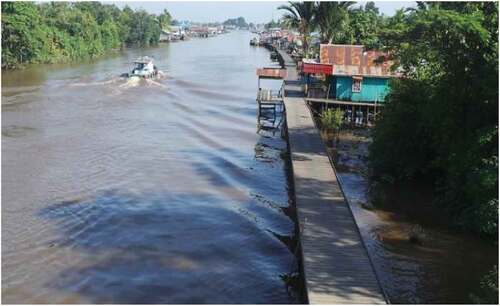Figure 4. Anjir Serapat Canal. Source: Banjarmasin Post (2016)