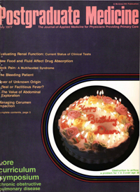 Cover image for Postgraduate Medicine, Volume 62, Issue 1, 1977