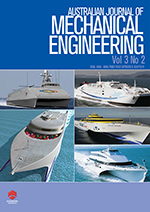 Cover image for Australian Journal of Mechanical Engineering, Volume 3, Issue 2, 2006