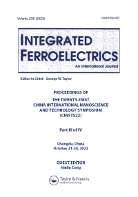 Cover image for Integrated Ferroelectrics, Volume 235, Issue 1, 2023