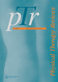 Cover image for Physical Therapy Reviews, Volume 22, Issue 3-4, 2017