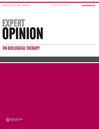 Cover image for Expert Opinion on Biological Therapy, Volume 22, Issue 10, 2022
