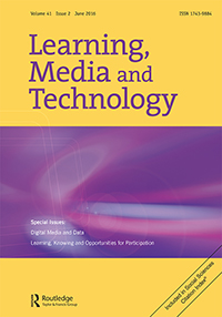 Cover image for Learning, Media and Technology, Volume 41, Issue 2, 2016