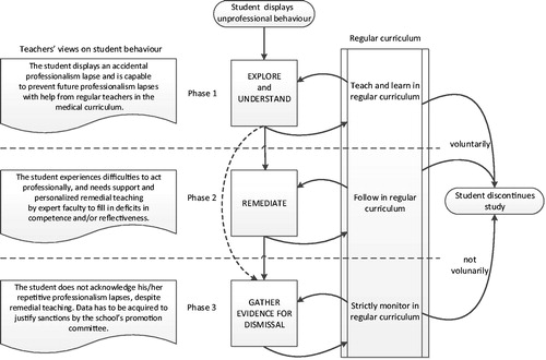 Figure 3.  A roadmap for responding to professionalism lapses (Mak-van der Vossen et al. Citation2019).