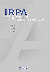 Cover image for International Review of Public Administration, Volume 25, Issue 2, 2020