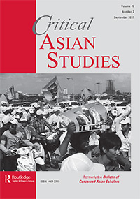 Cover image for Critical Asian Studies, Volume 49, Issue 3, 2017