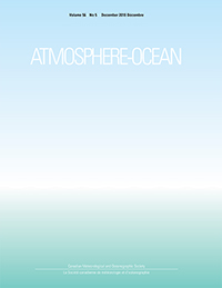 Cover image for Atmosphere-Ocean, Volume 56, Issue 5, 2018