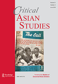 Cover image for Critical Asian Studies, Volume 51, Issue 2, 2019