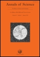 Cover image for Annals of Science, Volume 69, Issue 1, 2012