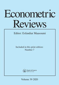 Cover image for Econometric Reviews, Volume 39, Issue 7, 2020