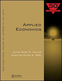 Cover image for Applied Economics, Volume 43, Issue 13, 2011