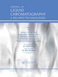Cover image for Journal of Liquid Chromatography & Related Technologies, Volume 40, Issue 10, 2017