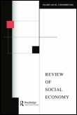 Cover image for Review of Social Economy, Volume 58, Issue 4, 2000