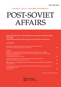 Cover image for Post-Soviet Affairs, Volume 35, Issue 5-6, 2019