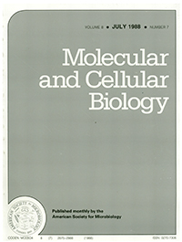 Cover image for Molecular and Cellular Biology, Volume 8, Issue 7, 1988