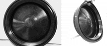 Figure 6 Variable thickness silicon pressure pad.