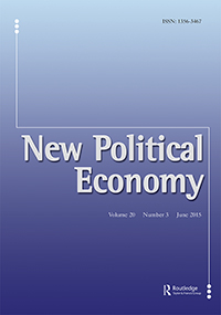 Cover image for New Political Economy, Volume 20, Issue 3, 2015