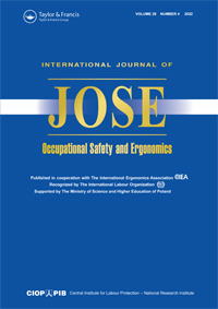 Cover image for International Journal of Occupational Safety and Ergonomics, Volume 28, Issue 4, 2022