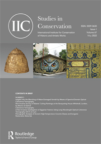Cover image for Studies in Conservation, Volume 67, Issue 4, 2022