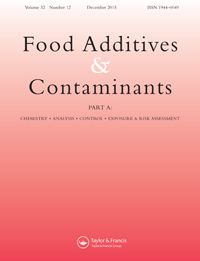Cover image for Food Additives & Contaminants: Part A, Volume 32, Issue 12, 2015