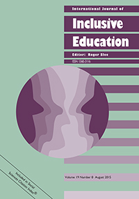 Cover image for International Journal of Inclusive Education, Volume 19, Issue 8, 2015