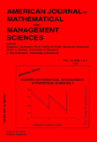 Cover image for American Journal of Mathematical and Management Sciences, Volume 18, Issue 3-4, 1998